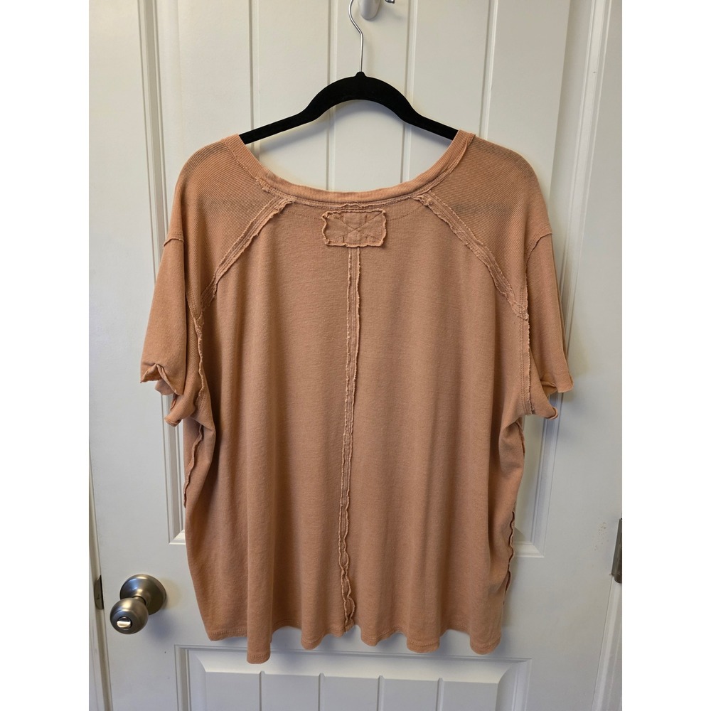 Free People We The Free Crop Large Brown Copper Top - Picture 2 of 10